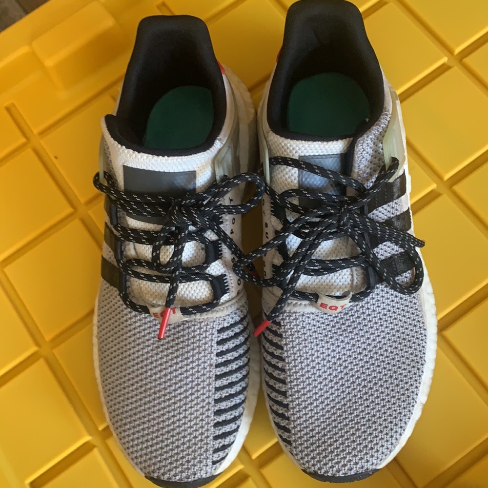 Adidas EQT Support 93/17 Grey Black Scarlet - Picture 2 of 7